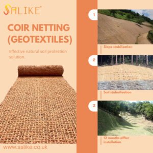 Coir Netting: nature’s green solution for soil and seed protection