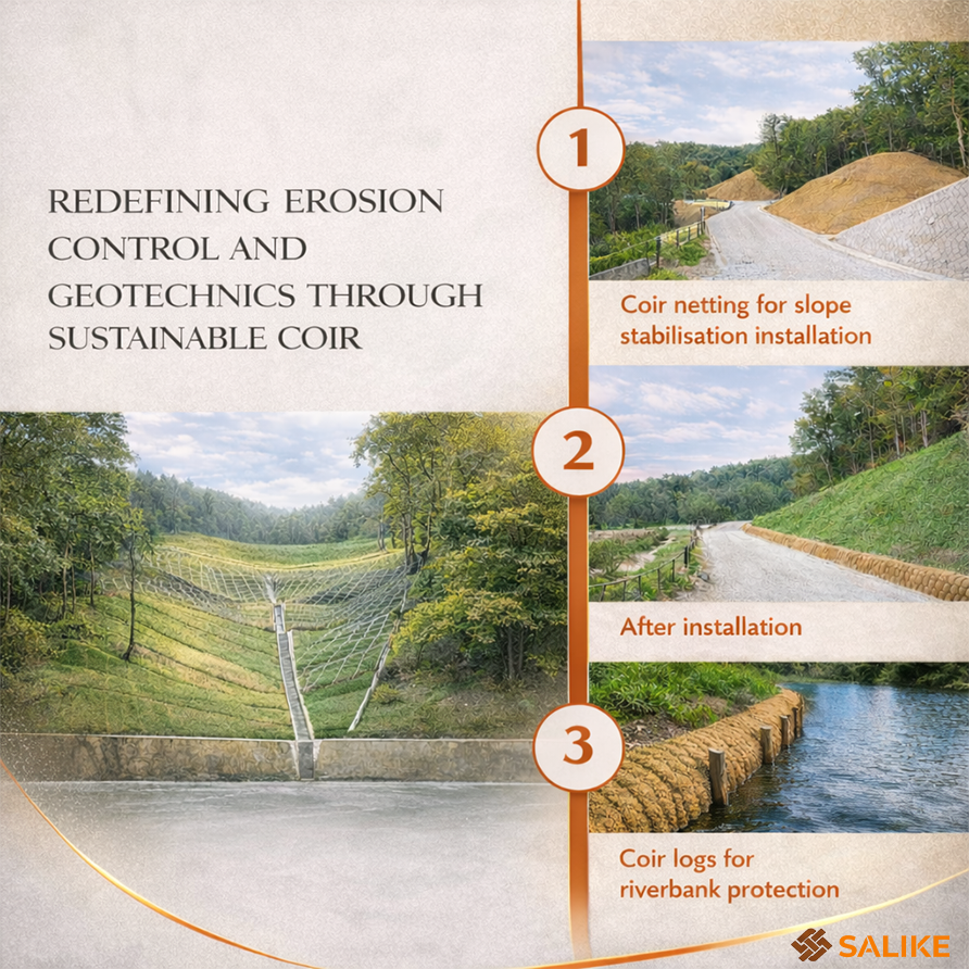 Redefining Erosion Control and Geotechnics through Sustainable Coir