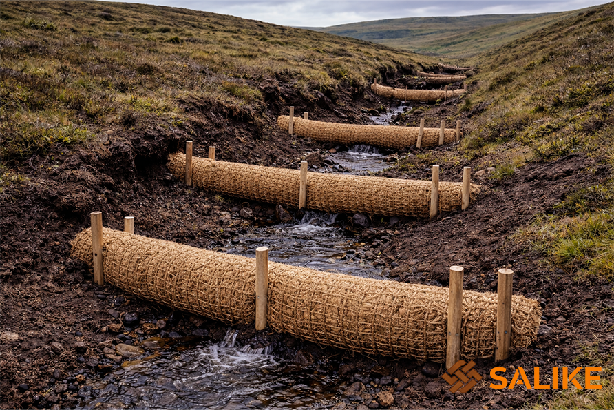 Supporting UK Peatland Restoration through Engineered Coir Systems