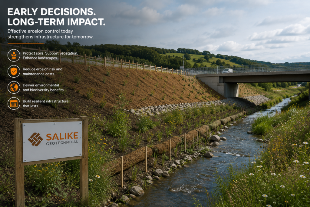 FROM TEMPORARY WORKS TO PERMANENT IMPACT: WHY EARLY EROSION DECISIONS SHAPE LONG-TERM INFRASTRUCTURE RESILIENCE