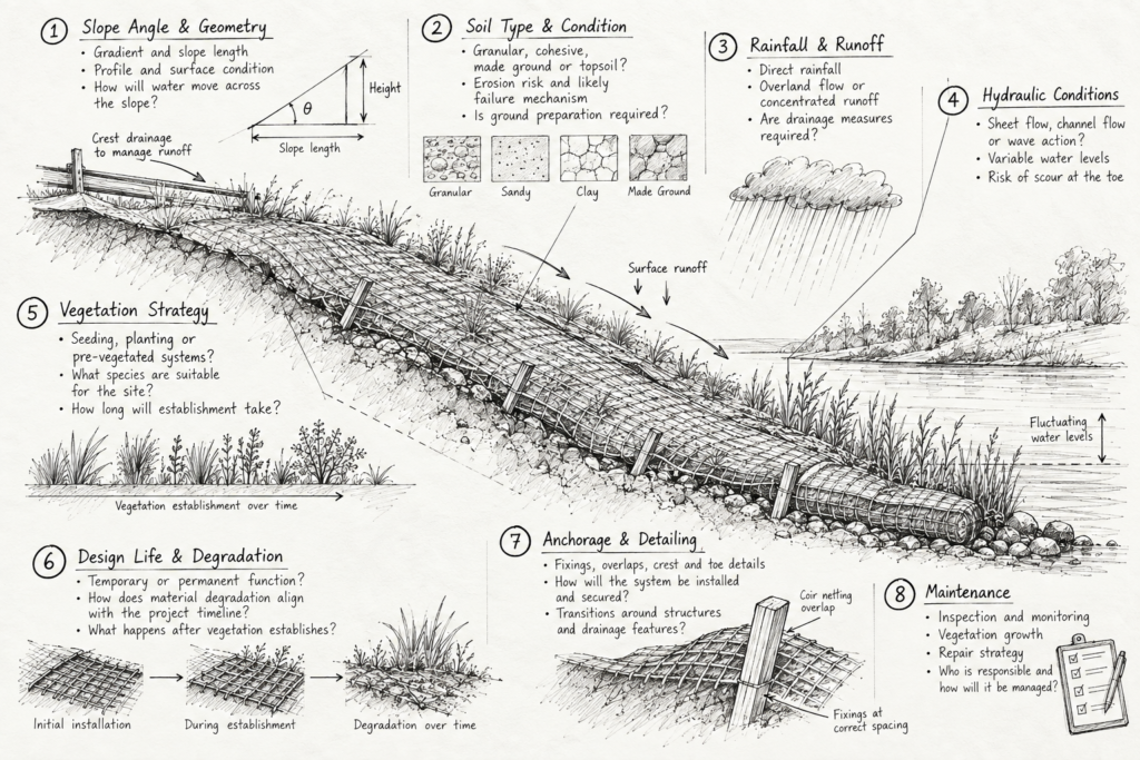 Specification Before Product: The questions engineers should ask before selecting an erosion control system